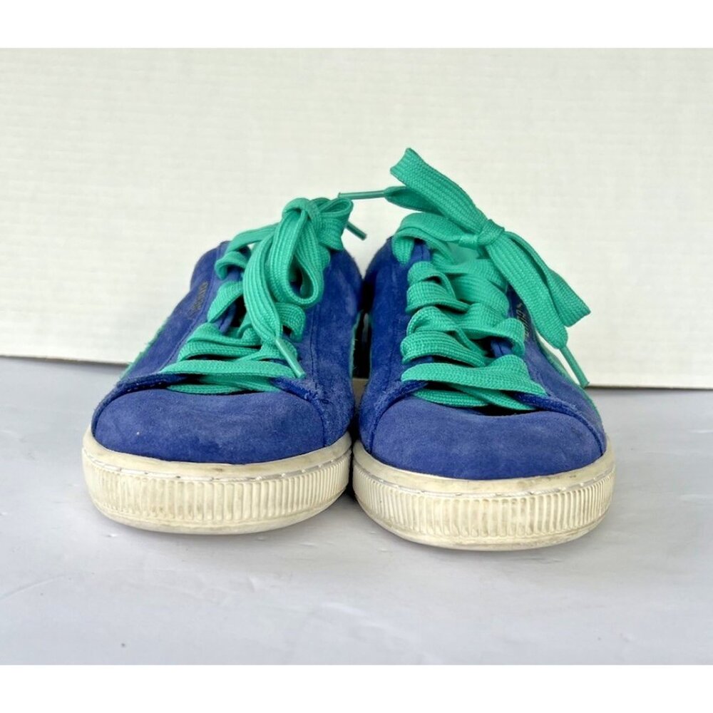 Puma Suede Classic Low Top Blue Teal Sneakers Women’s 9 - Picture 4 of 8